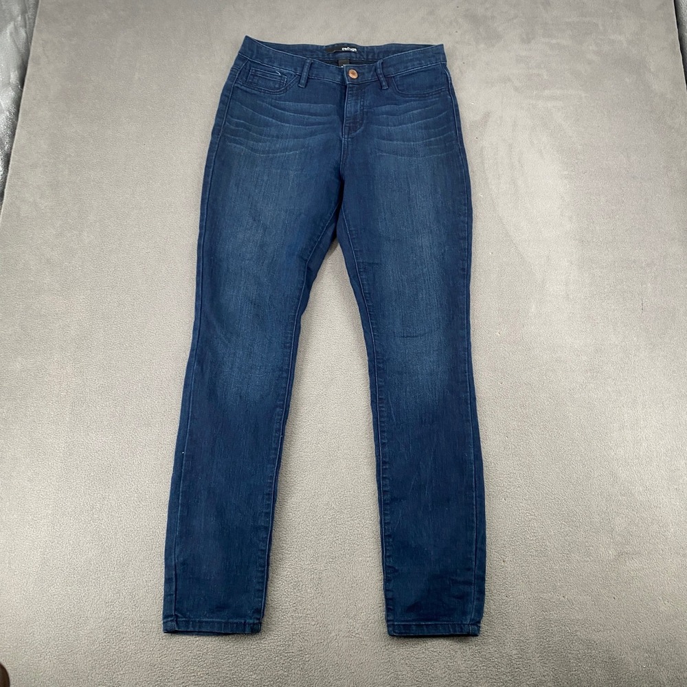 Refuge Womens Size 8 Hi-Rise Legging Jeans Dark Wash Skinny Denim Pants 7710
